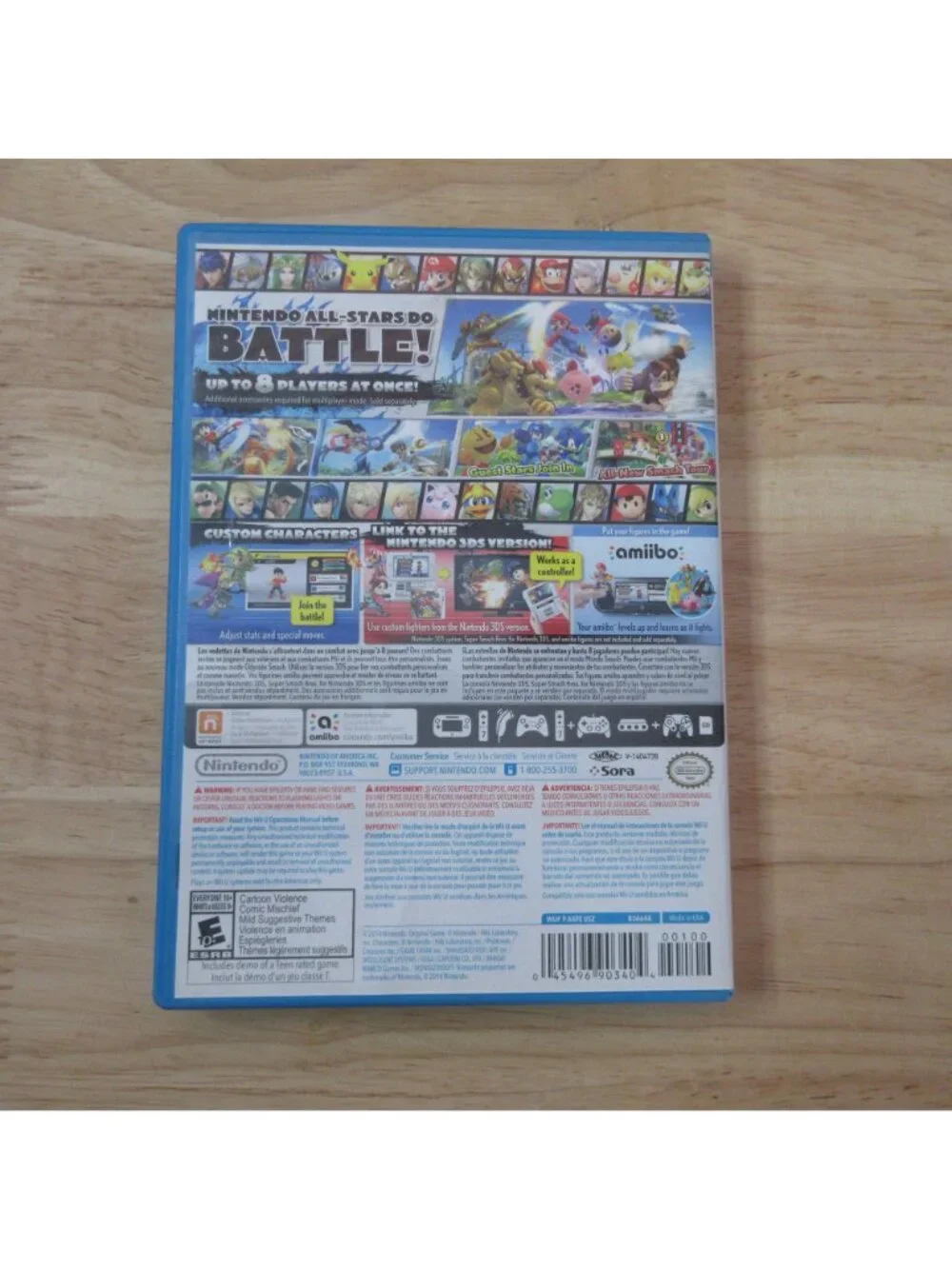 Super Smash Bros. For Nintendo Wii U Complete with Manual